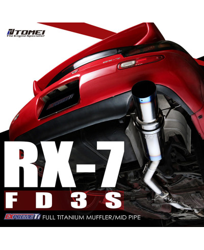CATBACK TITANE EXPREM-TI MAZDA RX-7 FD3S TOMEI
