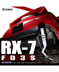 CATBACK TITANE EXPREM-TI MAZDA RX-7 FD3S TOMEI