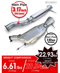 INTERMEDIAIRE TITANE EXPREM-TI MAZDA RX-7 FD3S TOMEI