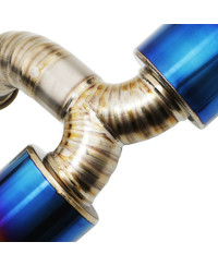SILENCIEUX Y-PIPE TITANE 3.5" NISSAN GTR R35 JAPSPEED
