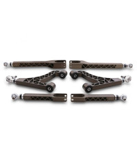 KIT BRAS CARROSSAGE & TIRANTS CHASSE ARRIERE REGLABLES NISSAN GTR R35 JAPSPEED