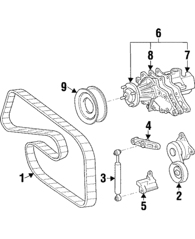 AMORTISSEUR DE GALET TENDEUR SUPRA MK4 JZA80 TOYOTA