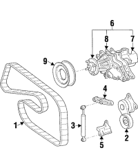 AMORTISSEUR DE GALET TENDEUR SUPRA MK4 JZA80 TOYOTA