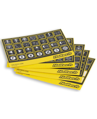 ETIQUETTES SEMI-TRANSPARENTES KEYPADS CAN HALTECH