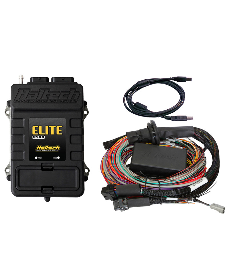 ECU ELITE 2500 & KIT FAISCEAUX UNIVERSEL PREMIUM HALTECH