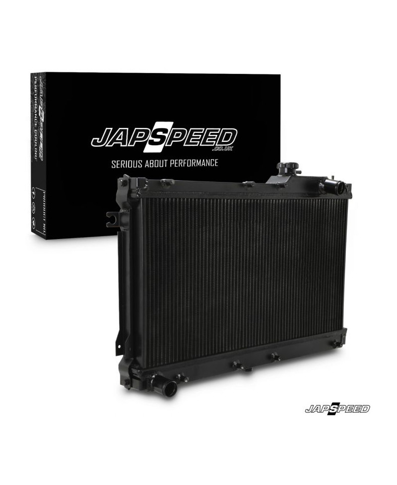 RADIATEUR ALUMINIUM NOIR MAZDA MX5 NA 1.6 & 1.8 JAPSPEED