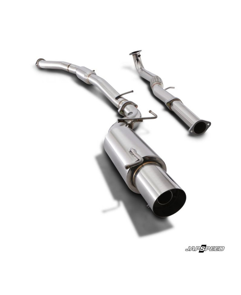 LIGNE D'ECHAPPEMENT INOX MITSUBISHI LANCER EVO 4 / 5 / 6 JAPSPEED