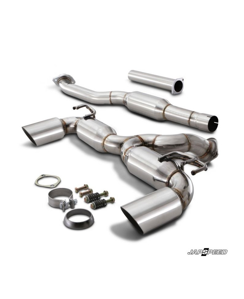 LIGNE D'ECHAPPEMENT INOX S1 MITSUBISHI LANCER EVO X JAPSPEED