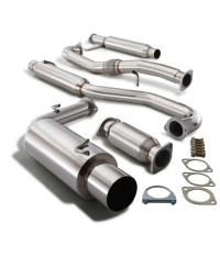 LIGNE D'ECHAPPEMENT INOX S2 MITSUBISHI LANCER EVO 4 / 5 / 6 JAPSPEED