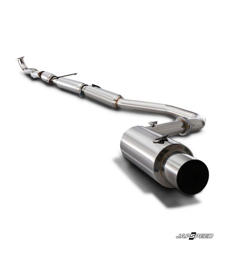 LIGNE D'ECHAPPEMENT INOX S2 MITSUBISHI LANCER EVO 4 / 5 / 6 JAPSPEED