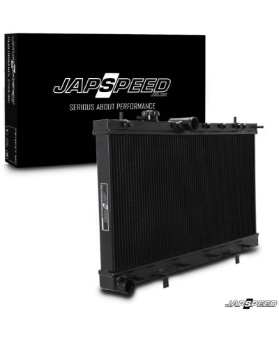 RADIATEUR ALUMINIUM NOIR SUBARU IMPREZA NEW AGE WRX STI 03-06 JAPSPEED