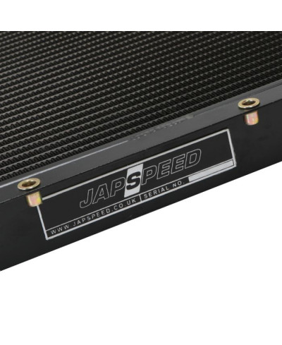 RADIATEUR ALUMINIUM NOIR SUBARU GC8 WRX STI 95-01 JAPSPEED