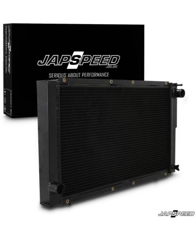 RADIATEUR ALUMINIUM NOIR SUBARU GC8 WRX STI 95-01 JAPSPEED