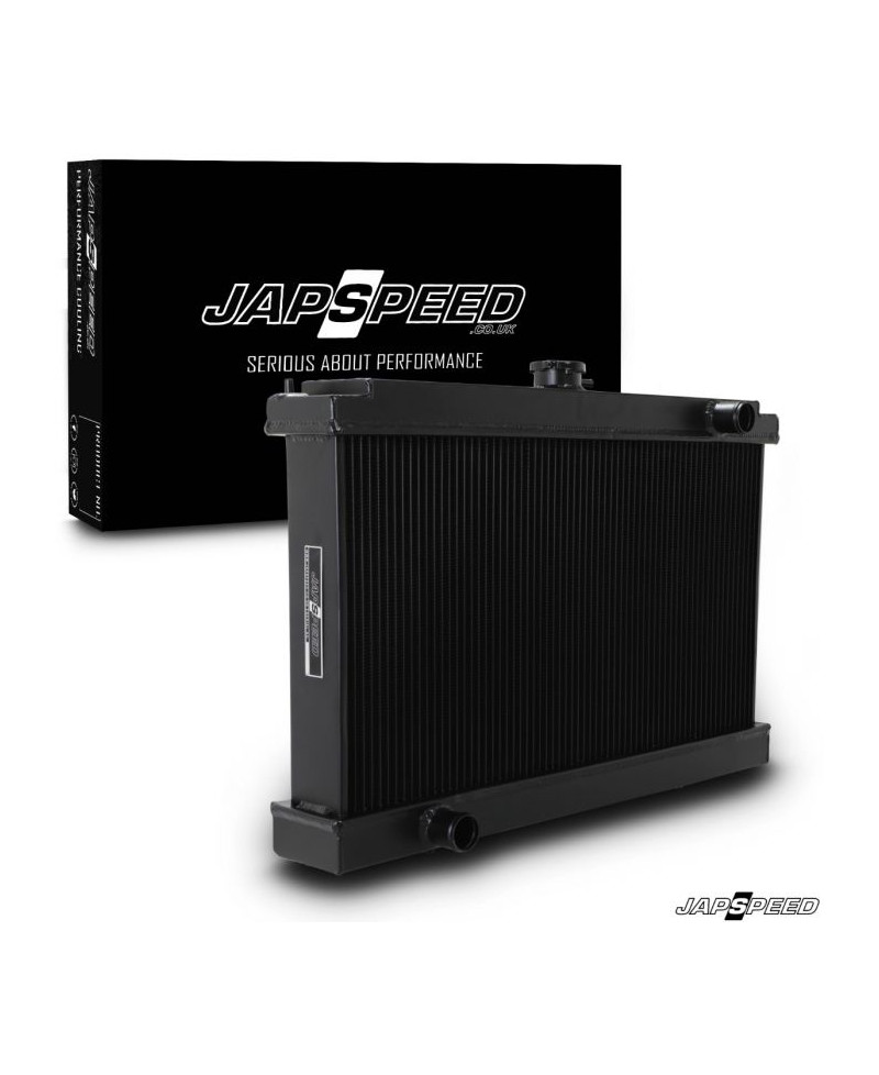 RADIATEUR ALUMINIUM NOIR TOYOTA SUPRA MK3 JZA70 TURBO JAPSPEED
