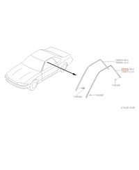 JOINT PORTE R32 NISSAN