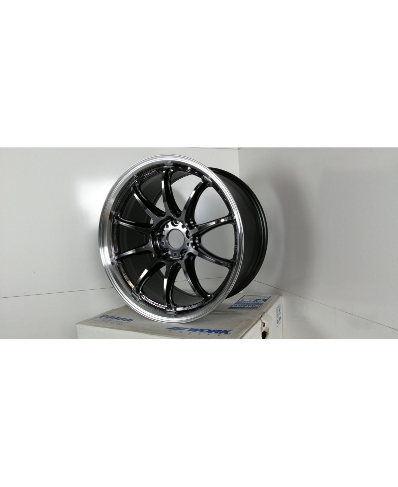 SET 2 JANTES EMOTION ZR10 18" X 9.5" ET38 5x114.3 GTKRC WORK WHEELS