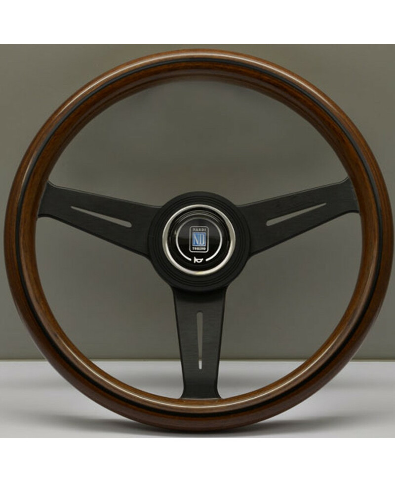 VOLANT NARDI CLASSIC ND33 BOIS, BRANCHES NOIRES TULIPÉ 40MM NARDI