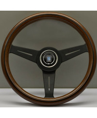 VOLANT NARDI CLASSIC ND33 BOIS, BRANCHES NOIRES TULIPÉ 40MM NARDI