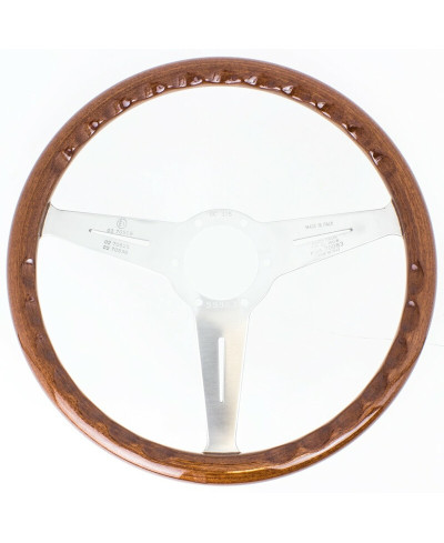 VOLANT NARDI CLASSIC ND36 BOIS ET BRANCHES CHROMÉES TULIPÉ 40MM NARDI