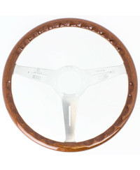 VOLANT NARDI CLASSIC ND36 BOIS ET BRANCHES CHROMÉES TULIPÉ 40MM NARDI