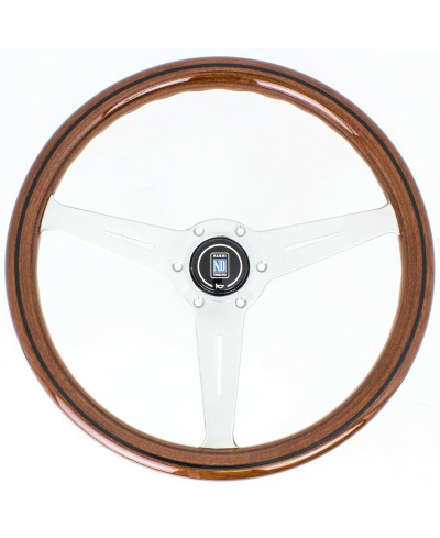 VOLANT NARDI CLASSIC ND36 BOIS ET BRANCHES CHROMÉES TULIPÉ 40MM NARDI