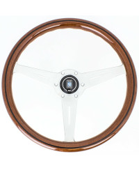 VOLANT NARDI CLASSIC ND36 BOIS ET BRANCHES CHROMÉES TULIPÉ 40MM NARDI