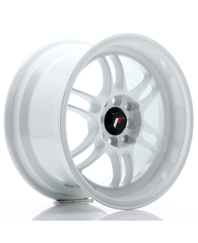 JANTE JR-7 15X8" / 4x100 - 4x114.3 / ET35 GRIS BLANC JAPAN RACING