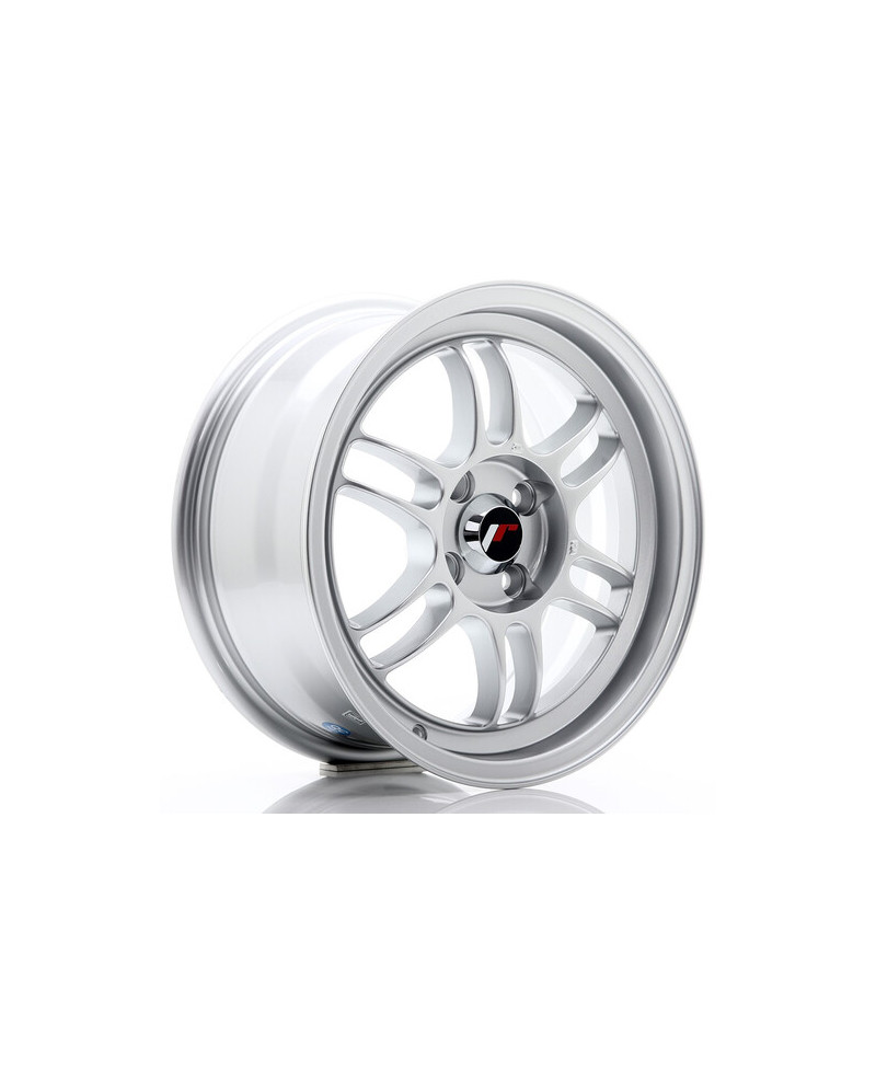JANTE JR-7 15X7" / 4x100 / ET38 GRIS ARGENT & POLIJAPAN RACING