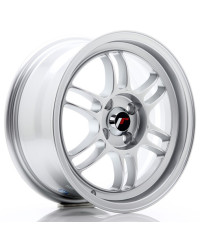 JANTE JR-7 15X7" / 4x100 / ET38 GRIS ARGENT & POLIJAPAN RACING