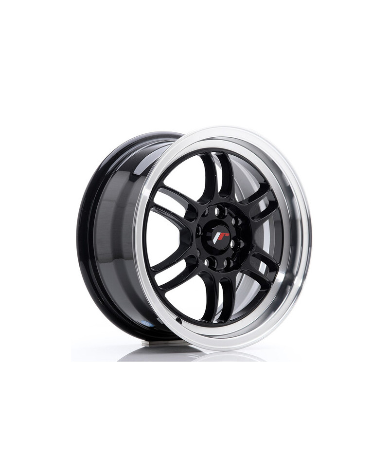 JANTE JR-7 15X7" / 4x100 - 4x114.3 / ET38 NOIR & BRILLANT JAPAN RACING