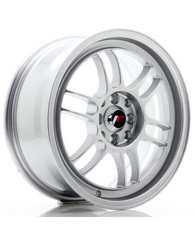 JANTE JR-7 16X7" / 4x100 - 4x114.3 / ET38 GRIS ARGENT & POLI JAPAN RACING