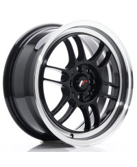 JANTE JR-7 16X7" / 4x100 - 4x114.3 / ET38 NOIR & BRILLANT JAPAN RACING