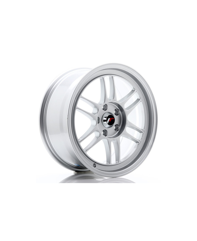 JANTE JR-7 17X8" / 5x114.3 / ET35 GRIS ARGENT & POLI JAPAN RACING