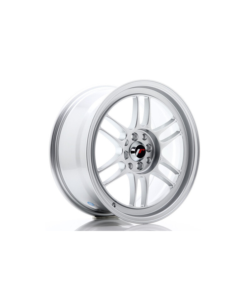 JANTE JR-7 17X8" / 4x100 - 114.3 / ET35 GRIS ARGENT & POLI JAPAN RACING