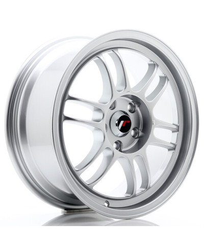 JANTE JR-7 17X7.5" / 5x114.3 / ET42 GRIS ARGENT & POLI JAPAN RACING