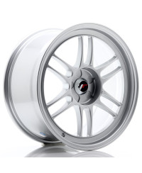 JANTE JR-7 18X9" / 5 TROUS SUR MESURE / ET35 GRIS ARGENT JAPAN RACING
