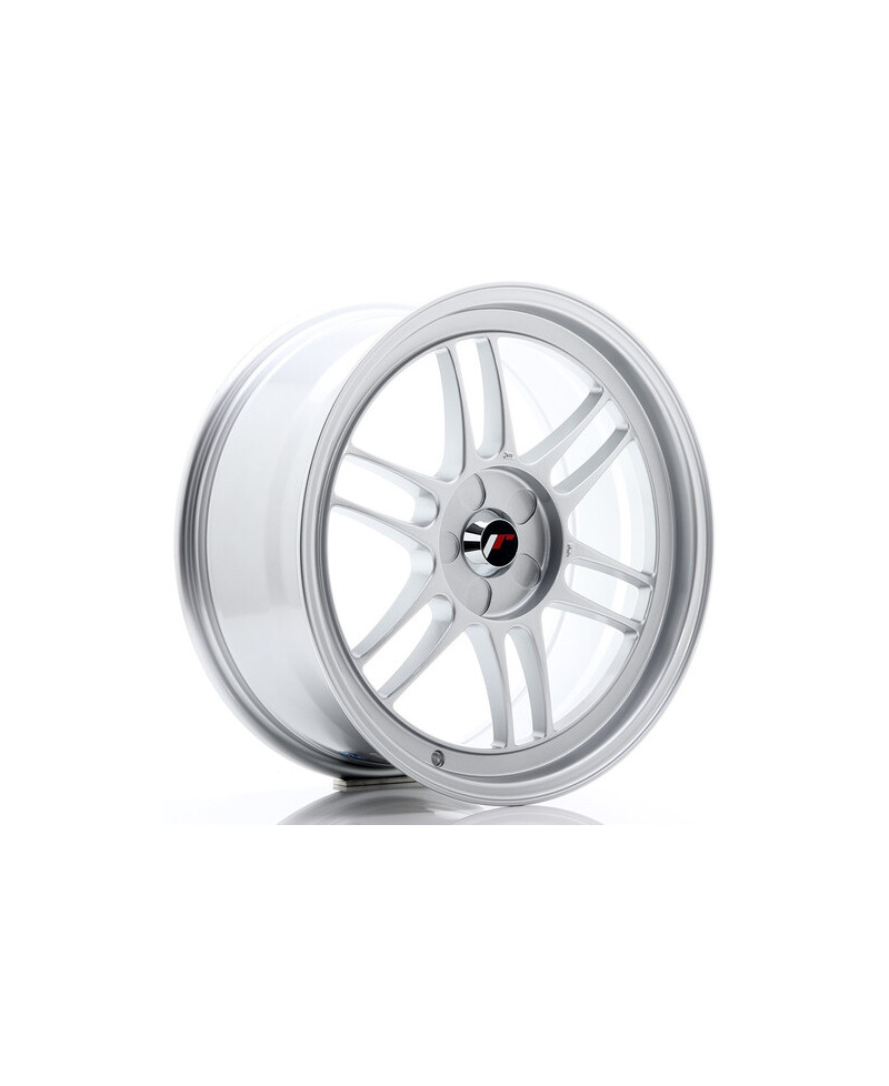 JANTE JR-7 18X8" / 5 TROUS SUR MESURE / ET35 GRIS ARGENT JAPAN RACING