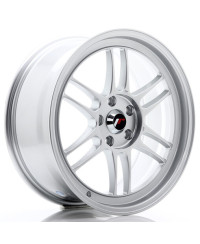 JANTE JR-7 18X8" / 5x114.3 / ET35 GRIS ARGENT & POLI JAPAN RACING