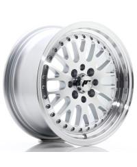 JANTE JR-10 15X7" / 4X100 - 4X108 / ET30 GRIS ARGENTE & POLI JAPAN RACING