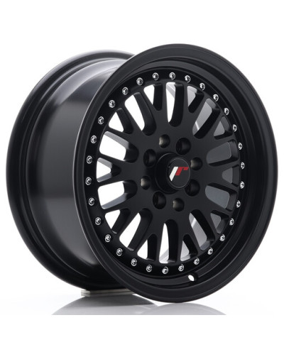 JANTE JR-10 15X7" / 4X100 - 4X108 / ET30 NOIR MAT & SATINEJAPAN RACING