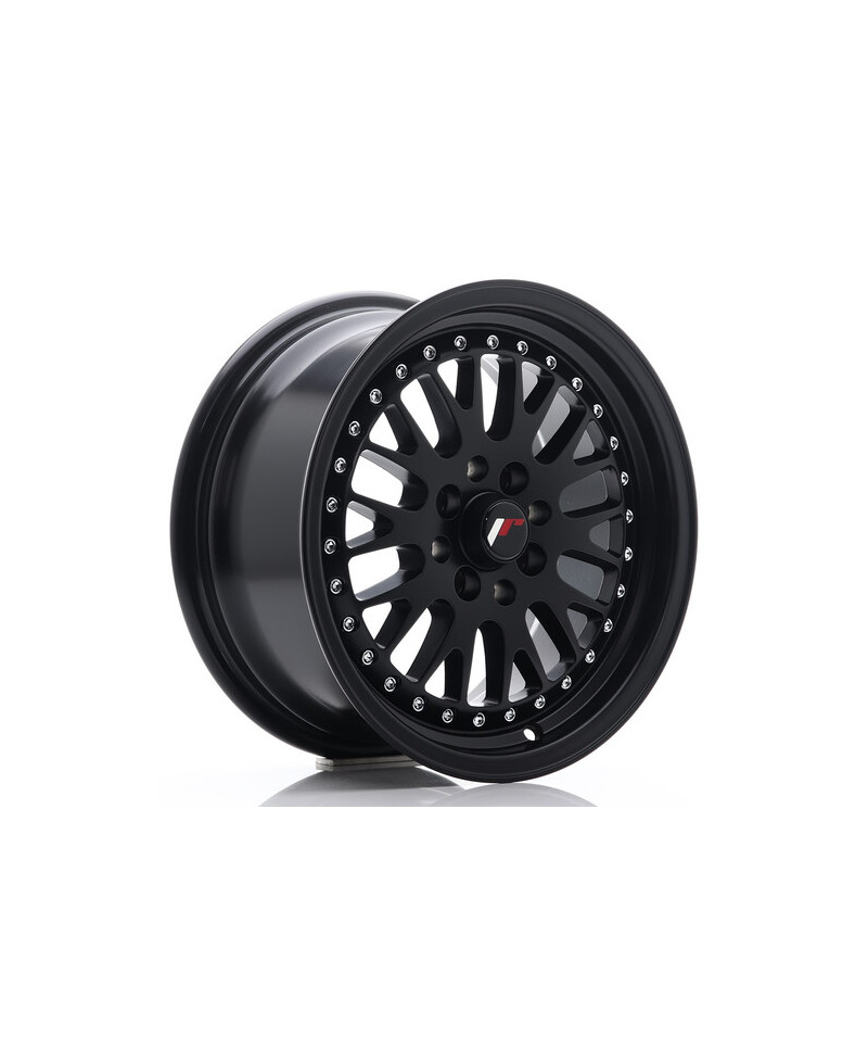 JANTE JR-10 15X7" / 4X100 - 4X108 / ET30 NOIR MAT & SATINEJAPAN RACING