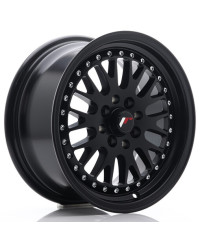 JANTE JR-10 15X7" / 4X100 - 4X108 / ET30 NOIR MAT & SATINEJAPAN RACING