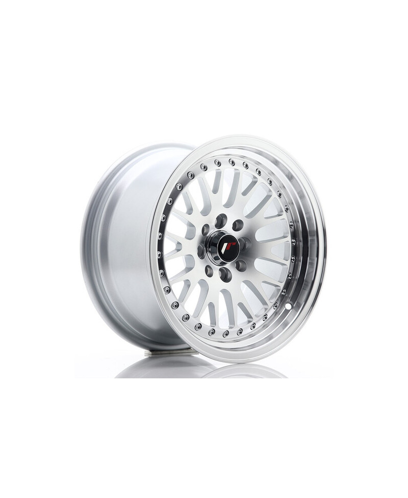 JANTE JR-10 15X8" / 4X100 - 4X108 / ET20 GRIS ARGENTE JAPAN RACING
