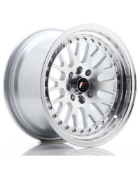 JANTE JR-10 15X8" / 4X100 - 4X108 / ET20 GRIS ARGENTE JAPAN RACING