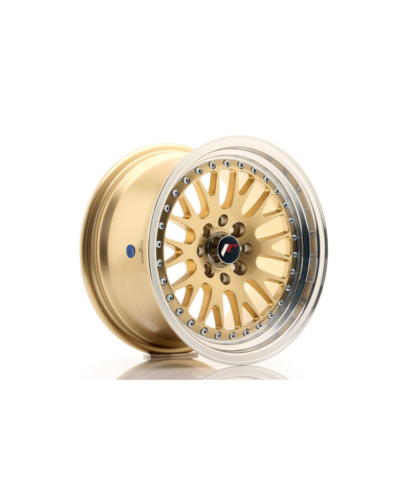 JANTE JR-10 15X8" / 4X100 - 4X108 / ET15 OR & DORE JAPAN RACING