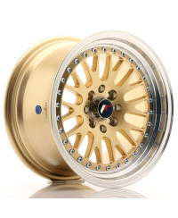 JANTE JR-10 15X8" / 4X100 - 4X108 / ET15 OR & DORE JAPAN RACING
