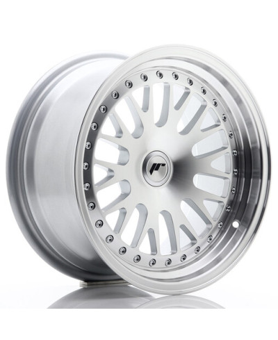 JANTE JR-10 16X8" / 4-5 TROUS SUR MESURE / ET20 GRIS ARGENTE & POLI JAPAN RACING