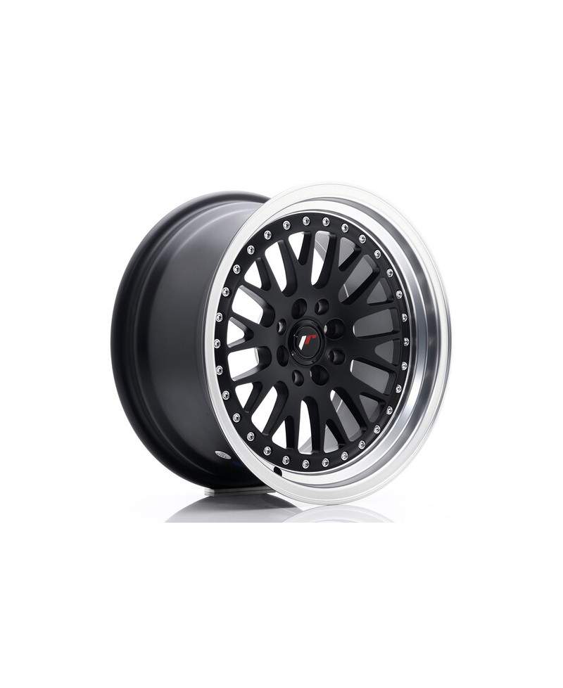 JANTE JR-10 16X8" / 4X100 - 4X108 / ET20 NOIR MAT & SATINE JAPAN RACING