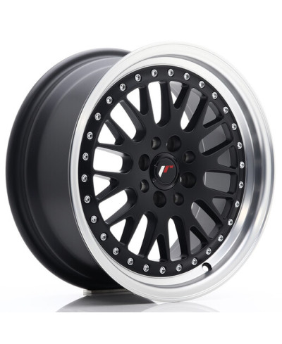 JANTE JR-10 16X7" / 4X100 - 4X108 / ET30 NOIR MAT & SATINE JAPAN RACING