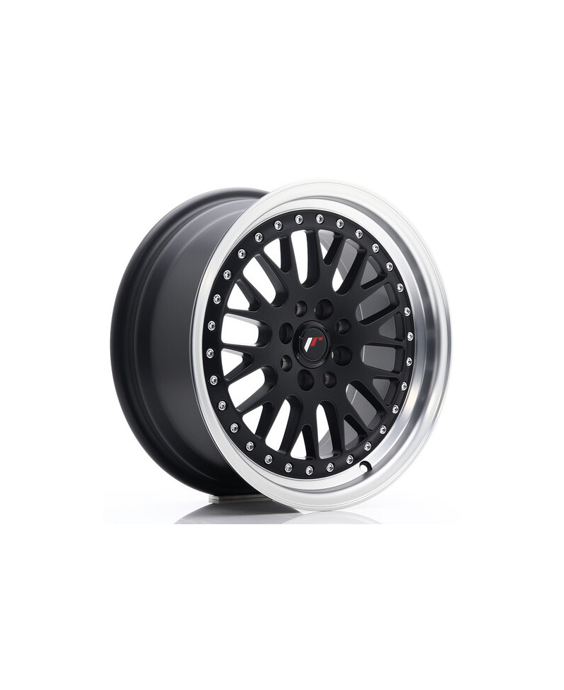 JANTE JR-10 16X7" / 4X100 - 4X108 / ET30 NOIR MAT & SATINE JAPAN RACING